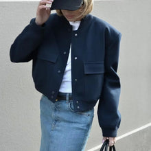 Load image into Gallery viewer, Bomber Jacket With Pockets