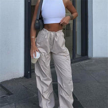 Load image into Gallery viewer, High Waist Drawstring Pants