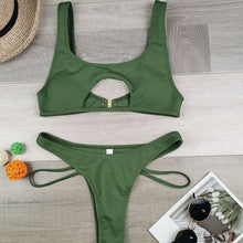 Load image into Gallery viewer, Cut Out Halter Bikin Set