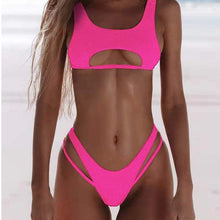 Load image into Gallery viewer, Cut Out Halter Bikin Set