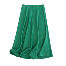 Load image into Gallery viewer, Satin Midi Skirt