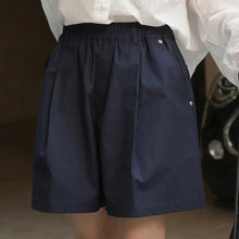 Load image into Gallery viewer, Casual high waisted loose shorts