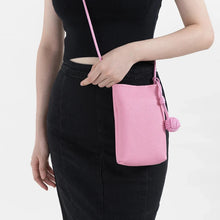 Load image into Gallery viewer, Genuine Leather Crossbody Phone Purse