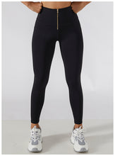 Load image into Gallery viewer, Two Piece Front Zipper Yoga Set