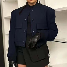 Load image into Gallery viewer, Bomber Jacket With Pockets