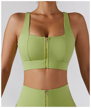 Load image into Gallery viewer, Two Piece Front Zipper Yoga Set