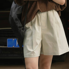Load image into Gallery viewer, Casual high waisted loose shorts