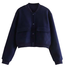 Load image into Gallery viewer, Bomber Jacket With Pockets