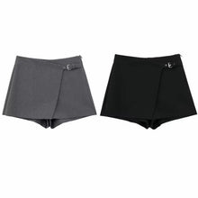 Load image into Gallery viewer, Buckle Wrap Skort