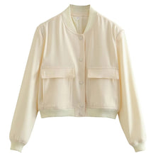 Load image into Gallery viewer, Bomber Jacket With Pockets