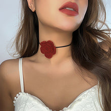 Load image into Gallery viewer, Flower Choker Necklace