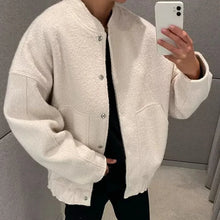 Load image into Gallery viewer, Oversized Woolen Jacket