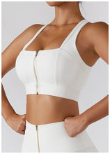 Load image into Gallery viewer, Two Piece Front Zipper Yoga Set