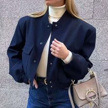 Load image into Gallery viewer, Bomber Jacket With Pockets
