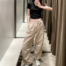 Load image into Gallery viewer, High Waist Drawstring Pants