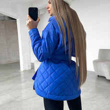 Load image into Gallery viewer, Quilted Belted Parka Jacket