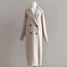 Load image into Gallery viewer, Wool Blended Long Coat
