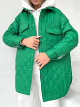 Load image into Gallery viewer, Quilted Belted Parka Jacket