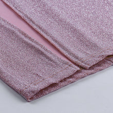 Load image into Gallery viewer, Glitter Lace Up Open Back High Split Maxi Bodycon Dress