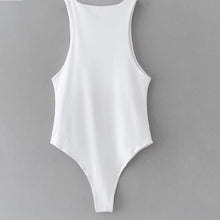 Load image into Gallery viewer, Slinky Racer Sleeveless Bodysuit