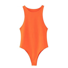 Load image into Gallery viewer, Slinky Racer Sleeveless Bodysuit