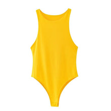 Load image into Gallery viewer, Slinky Racer Sleeveless Bodysuit