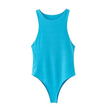Load image into Gallery viewer, Slinky Racer Sleeveless Bodysuit