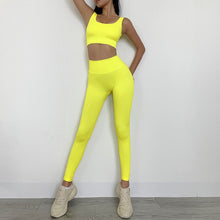 Load image into Gallery viewer, 2 Piece High Waist Seamless Yoga Set