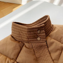Load image into Gallery viewer, Quilted Cotton-padded Midi Puffer Coat