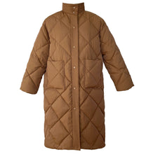 Load image into Gallery viewer, Quilted Cotton-padded Midi Puffer Coat