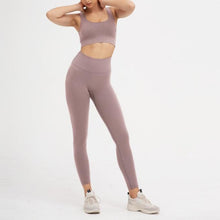 Load image into Gallery viewer, 2 Piece High Waist Seamless Yoga Set