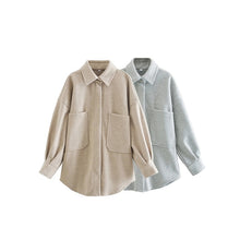 Load image into Gallery viewer, Pocket Front Shacket