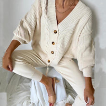 Load image into Gallery viewer, Knitted Two Piece Lounge Set
