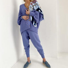 Load image into Gallery viewer, Knitted Two Piece Lounge Set