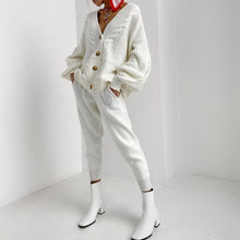 Load image into Gallery viewer, Knitted Two Piece Lounge Set