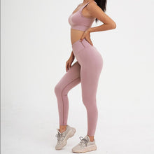 Load image into Gallery viewer, 2 Piece High Waist Seamless Yoga Set