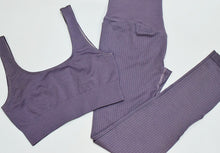 Load image into Gallery viewer, 2 Piece High Waist Seamless Yoga Set