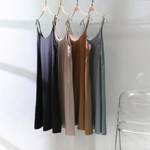Load image into Gallery viewer, Satin Strappy Midi Dress