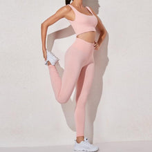 Load image into Gallery viewer, Ribbed Seamless 3 Piece Gym Set