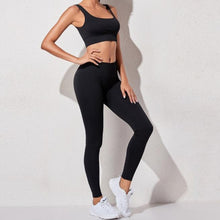 Load image into Gallery viewer, Ribbed Seamless 3 Piece Gym Set