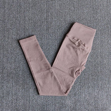 Load image into Gallery viewer, Ribbed Seamless 3 Piece Gym Set