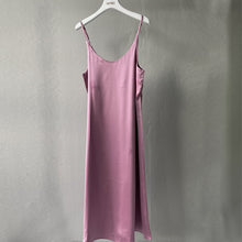 Load image into Gallery viewer, Satin Strappy Midi Dress