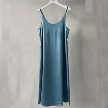Load image into Gallery viewer, Satin Strappy Midi Dress