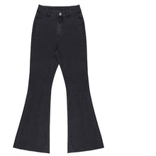 Load image into Gallery viewer, Vintage Wash High Waist Skinny Elastic Flared Jeans