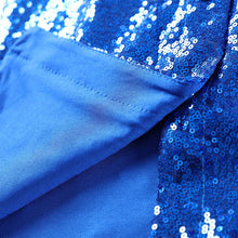 Load image into Gallery viewer, Sequin Ruched Oversized Cuff Shirt Dress