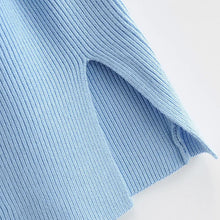 Load image into Gallery viewer, Rib Knit Long Sleeve High Stretch Bodycon Dress