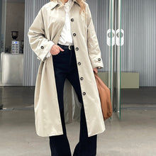 Load image into Gallery viewer, Maxi Trench Coat With Belt
