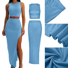 Load image into Gallery viewer, Top and Skirt Two Piece Set
