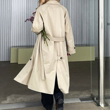 Load image into Gallery viewer, Maxi Trench Coat With Belt
