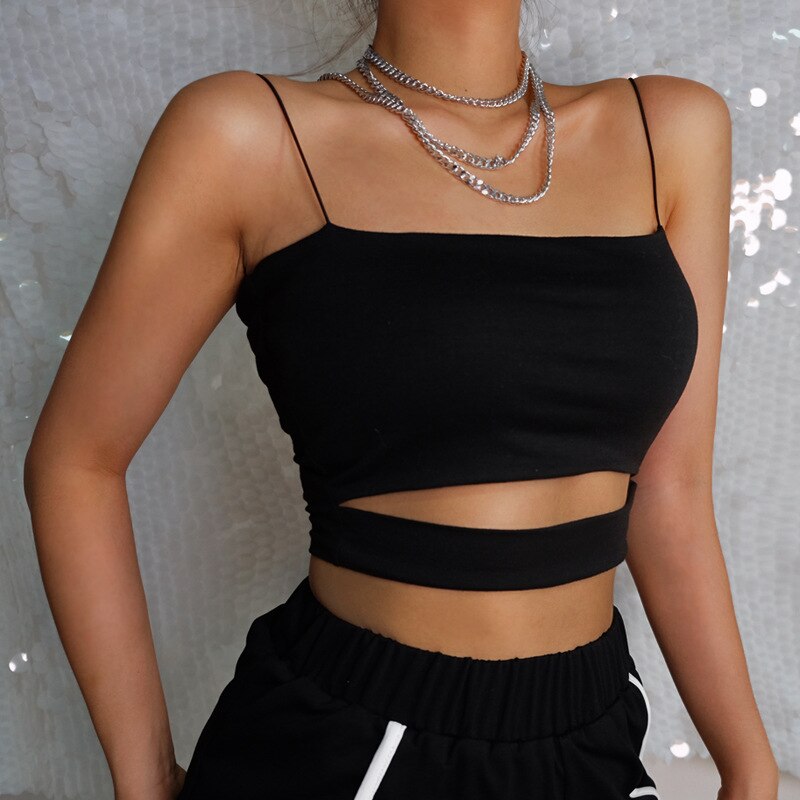 Cut-Out Crop Top